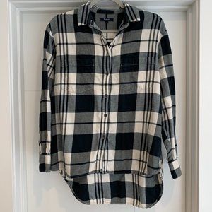 Madewell Plaid button down cotton shirt